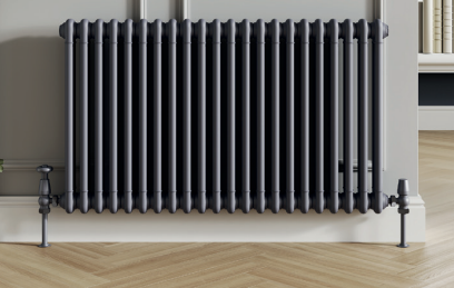 Designer Anthracite 2 Column Radiator 600mm x 1010mm