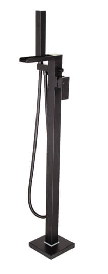Soho Freestanding Matt Black Bath Shower Mixer