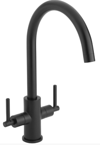 Peggy Matt Black Mono Sink Mixer