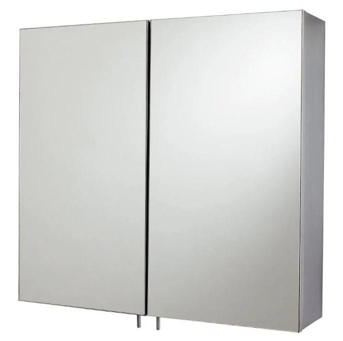 Elation White Stainless Steel Double Cabinet 550mm x 600mm