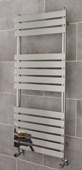 K-Vit Memphis Chrome Designer Tower Radiator 500mm — Wise Bathrooms