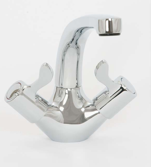 Skara Chrome Lever Mono Basin Mixer and Push Waste