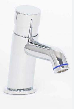 Skara Chrome Modern Slim Non Concussive Basin Tap
