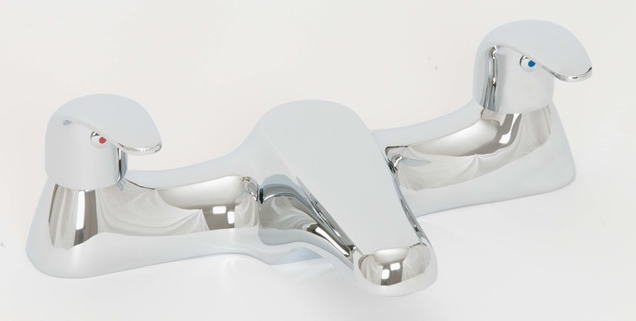 Barra Chrome Deck Bath Filler