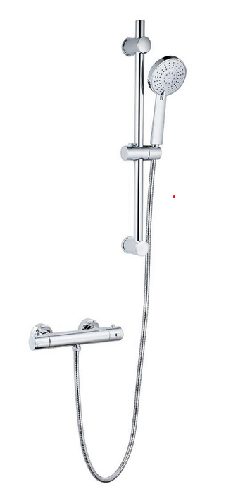 K-Vit Chrome Plan Thermostatic Bar Shower