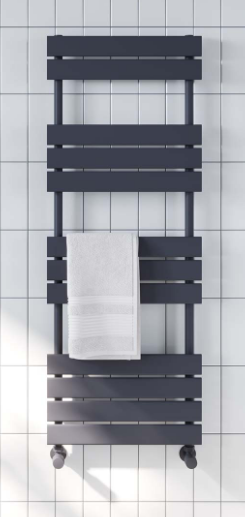 Life Anthracite Towel Radiator 1000mm x 450mm