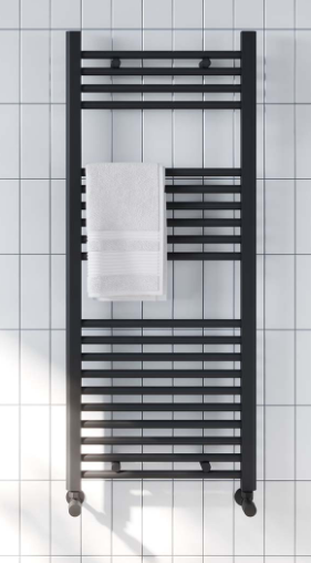Strive Carbon Anthracite Towel Radiator 1200mm x 600mm