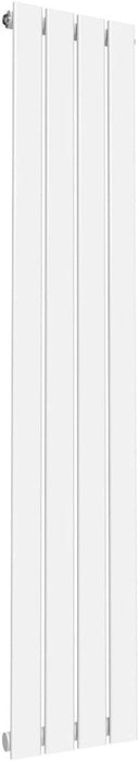 Elle 1800 x 300mm Vertical Designer Single White Flat Panel Column Radiator