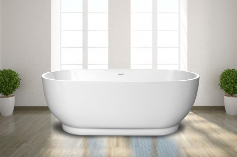 Alan T Carr Caprice Freestanding Bath with Integrated Waste