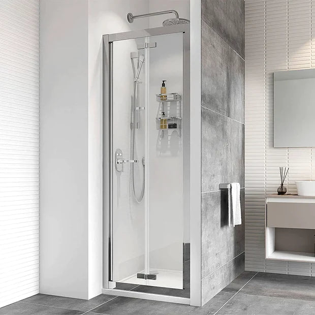 Haven8 Chrome Bi-Fold Door Shower Enclosure 800 x 1950mm