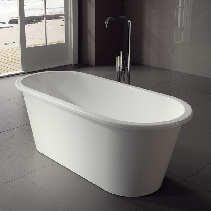 Ramsden & Mosley Gloss Finish Iona Freestanding Bath 1600 x 690mm