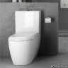 Creavit Grande XXL WC Flush to Wall Pan with Cistern & Soft Close Seat