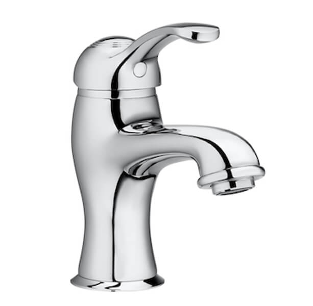 Roca Carmen Chrome Basin Mixer with Smooth Body & Pop Up Waste