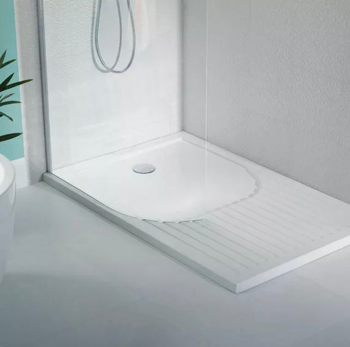 Serene Walk-In 1400 x 900 Curved Shower Tray