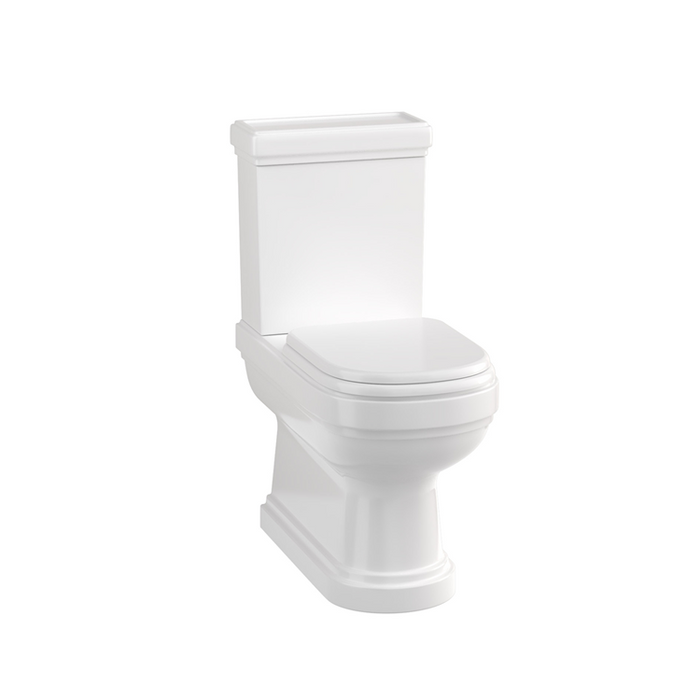 Burlington Riviera WC Pan Fully Back to Wall with Cistern & Soft Close Seat