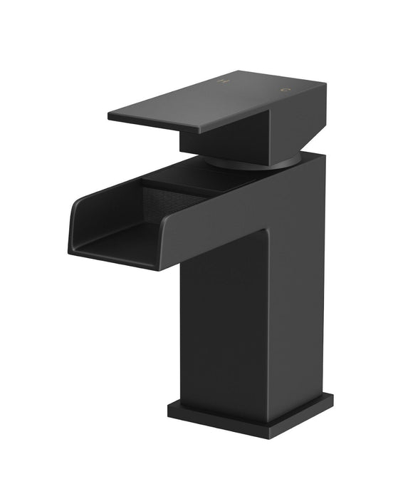 Simbu Waterfall Noir Mono Basin Mixer