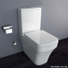 Creavit Solo Rimless Flush to Wall Pan with Cistern & Soft Close Seat