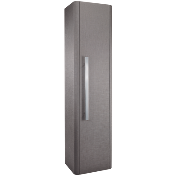 Linen Grey Textured Finish 400 x 300mm Tall Wall Hung Cabinet