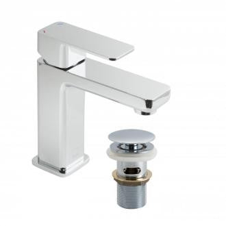 Vado Phase Basin Mixer Tap with Clic-Clac Waste