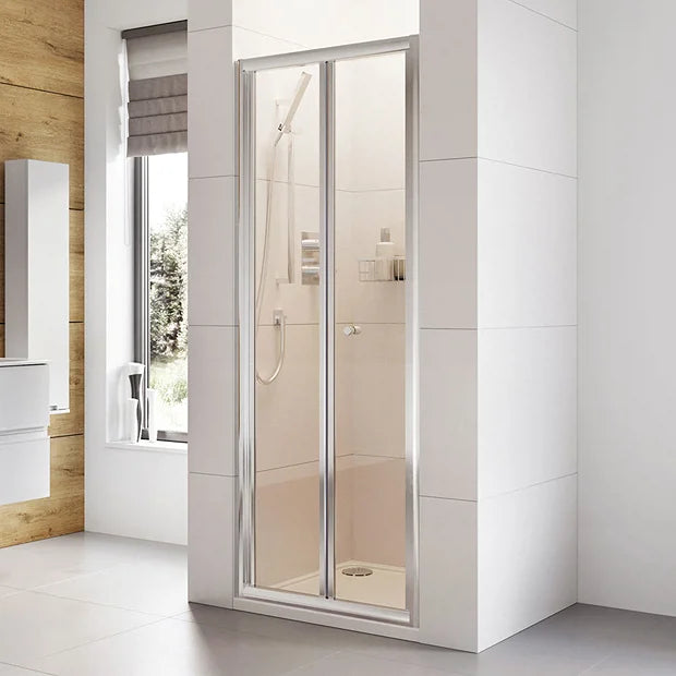 Haven6 Chrome Bi-Fold Door Shower Enclosure 1000 x 1900mm
