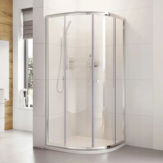 Haven6 Chrome Two Door Quadrant Shower Enclosure 900 x 900mm