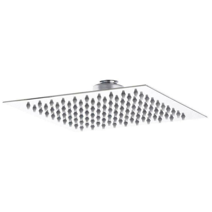 Hudson Reed - 200mm Flux Square Fixed Shower Head - Chrome