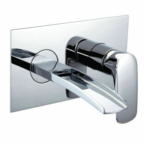 Openwater Basin Mixer Tap Wall Mounted 2 Hole Set - Chrome