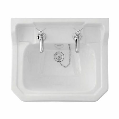 Rochester Edwardian 560mm 1 or 2 Tap Hole Traditional Basin & Pedestal