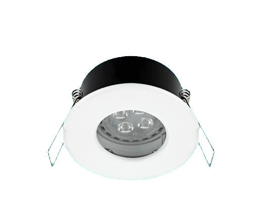 LED Fixed Recessed Bathroom Ceiling Shower Light White