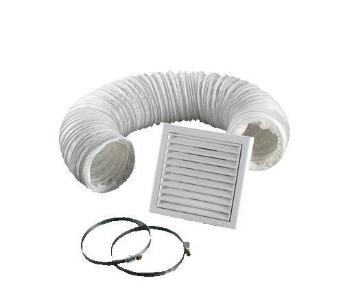Flexible Ducting for Wall Mounted Bathroom Extractor Fan