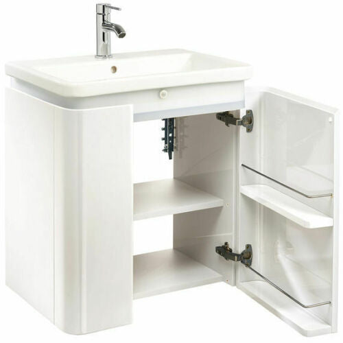 Waterfront LED vanity unit incl. 1 Tap Hole basin