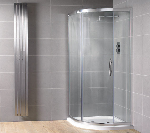 Aquadart Venturi 8 Single Door Quadrant Shower Enclosure - Choose Size