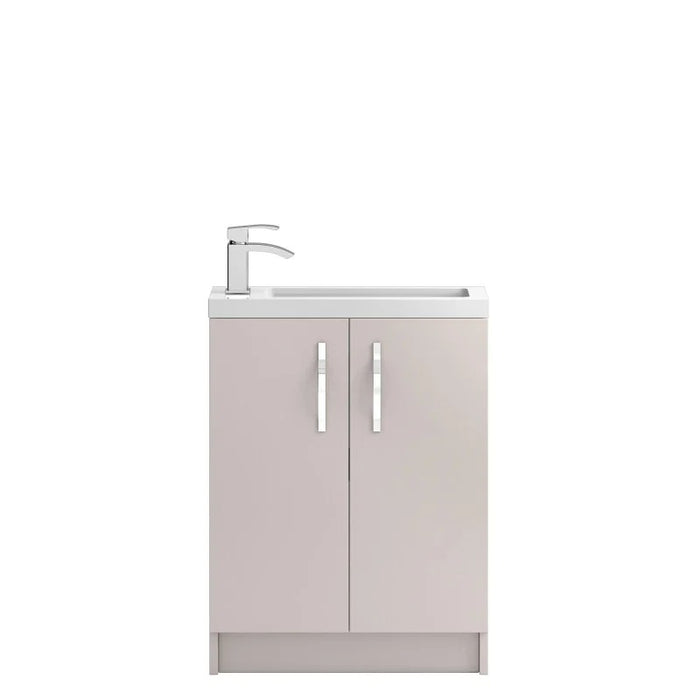 Hudson Reed Apollo Compact Floorstanding 600mm Cabinet and Basin - Choose Colour